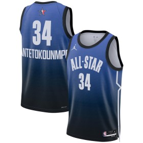 All-Star 2023 Team 1 Giannis Antetokounmpo 34 Nike Sininen Miesten Pelipaidat Swingman